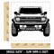 Truck Front Grill Car Vehicle Square Rubber Stamp for Stamping Crafting